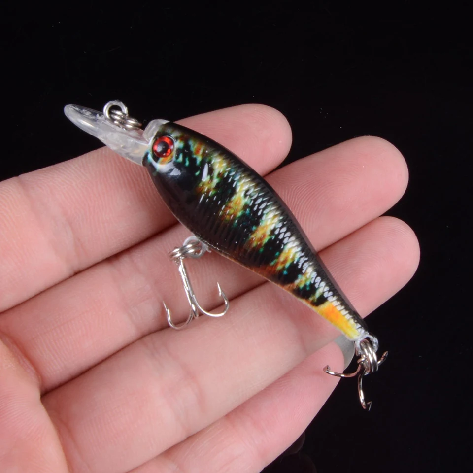 1pcs 6.5cm 4.7g Minnow Fishing Lure Wobblers with 8# Hooks Floating Hard Bait Fishing Tackle Pesca Carp Crankbait 3D Eyes
1pcs 6.5cm 4.7g Minnow Fishing Lure Wobblers with 8# Hooks Floating Hard Bait Fishing Tackle Pesca Carp Crankbait 3D Eyes