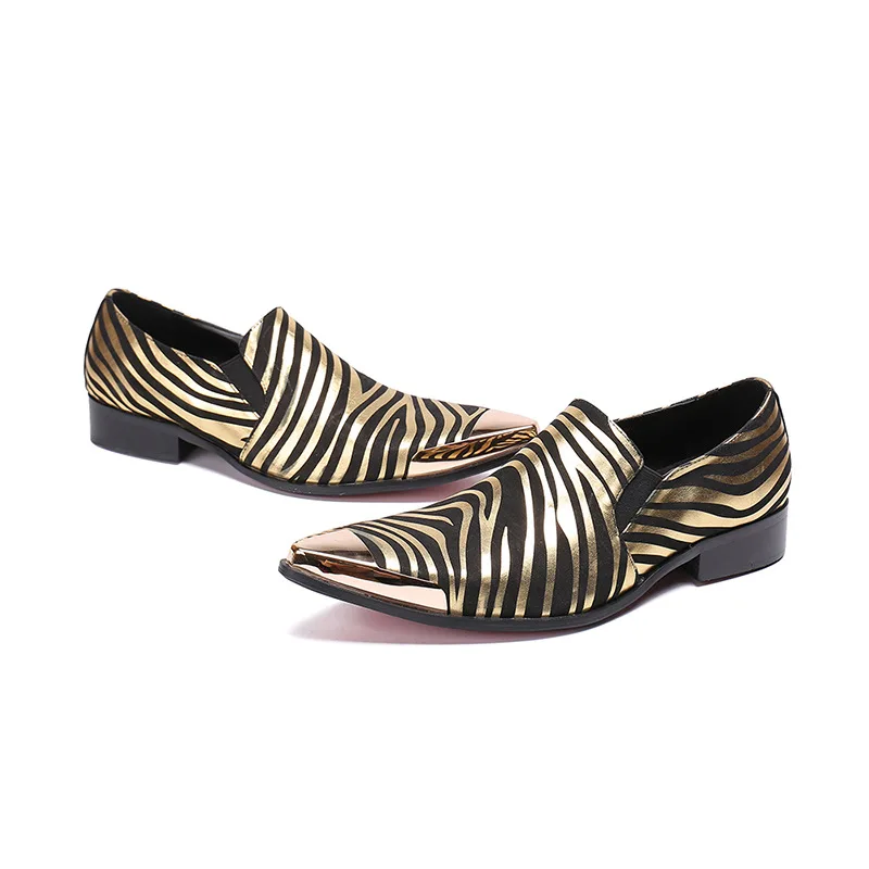Fashion Set of Feet Striped Pointed Hairdresser Nightclub Wind Men's Shoes Trend Lazy Shoes Leather Breathable Leather Shoes
Fashion Set of Feet Striped Pointed Hairdresser Nightclub Wind Men's Shoes Trend Lazy Shoes Leather Breathable Leather Shoes