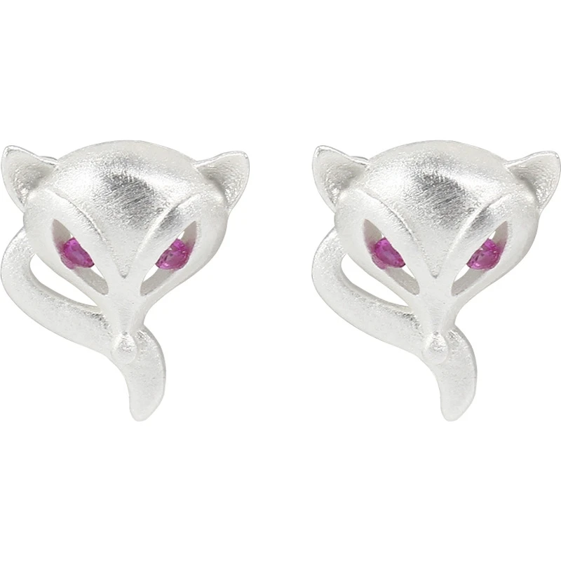 Cute Fox Rhinestone Korea Simple 925 Sterling Silver Temperament Personality Trendy Female Stud Earrings SEA134
Cute Fox Rhinestone Korea Simple 925 Sterling Silver Temperament Personality Trendy Female Stud Earrings SEA134
