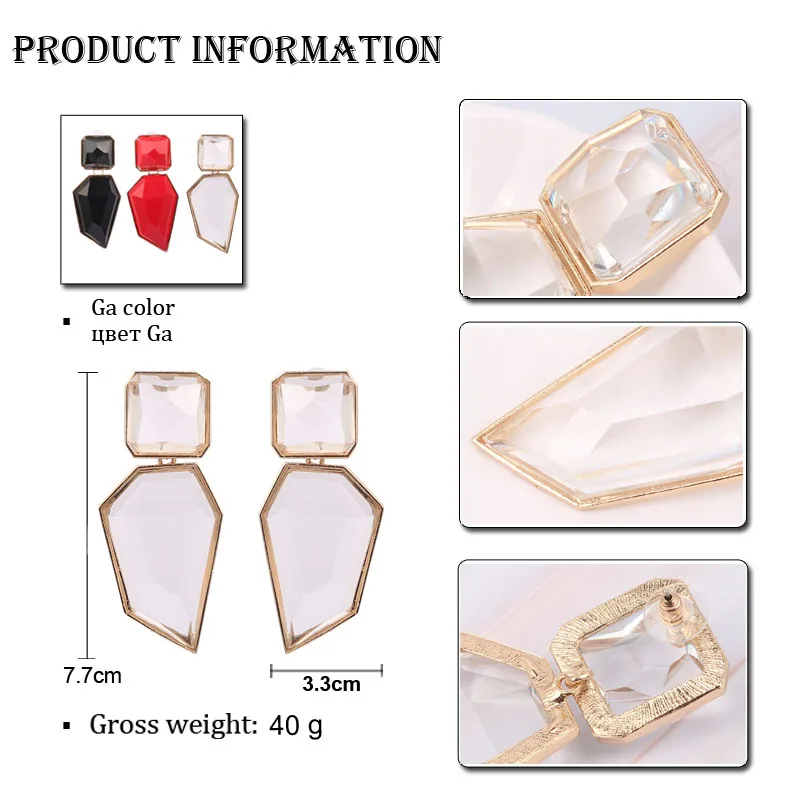 LEADERBEADS fashion jewelry women Za crystal resin earring vintage statement bib drop Earrings for women's wedding party jewelry
LEADERBEADS fashion jewelry women Za crystal resin earring vintage statement bib drop Earrings for women's wedding party jewelry
