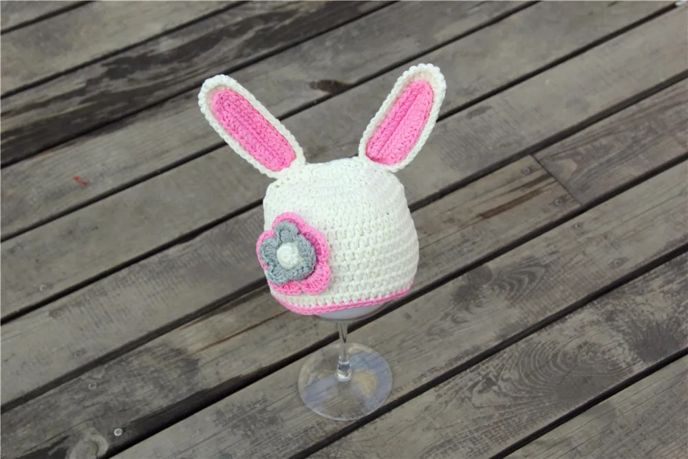 free shipping,100% cotton Newborn Hat , Cartoon bunny Baby girls Hat With flowers , baby beanie caps Newborn Photography Prop
free shipping,100% cotton Newborn Hat , Cartoon bunny Baby girls Hat With flowers , baby beanie caps Newborn Photography Prop