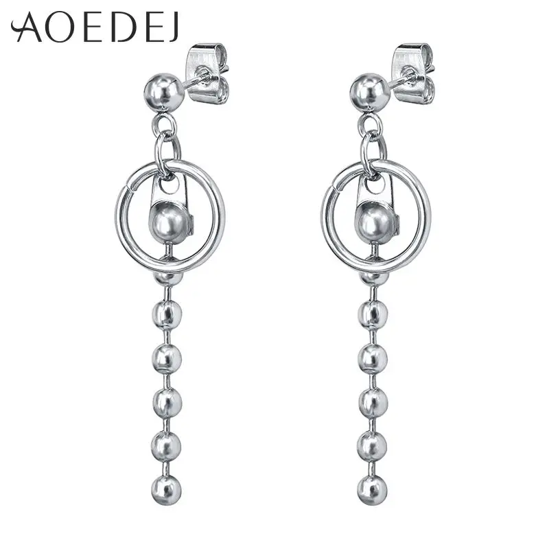 AOEDEJ Boys Korean Earrings Long Round Earrings Fashion Jewelry Dangle Earrings Drop brincos pendientes mujer
AOEDEJ Boys Korean Earrings Long Round Earrings Fashion Jewelry Dangle Earrings Drop brincos pendientes mujer