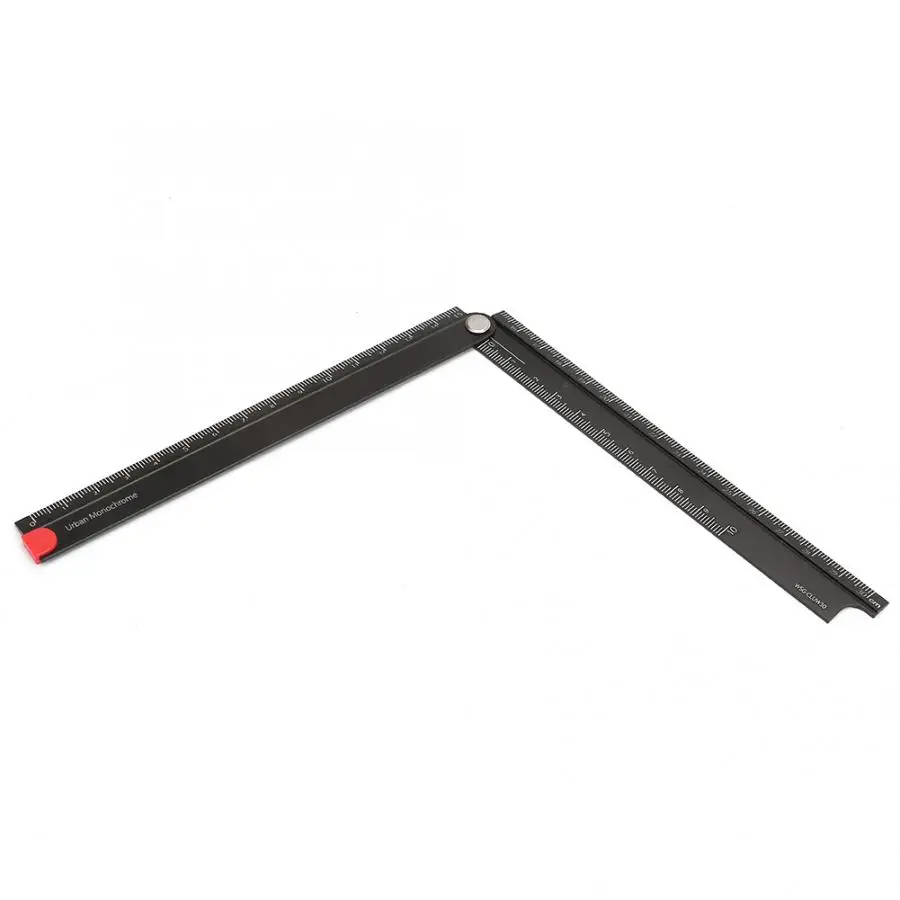 Rulers Folding Aluminum Alloy Ruler 0-300mm Ruler Simple 90 Degree Folding Metal Stationery Rule Carpenter Tools
Rulers Folding Aluminum Alloy Ruler 0-300mm Ruler Simple 90 Degree Folding Metal Stationery Rule Carpenter Tools