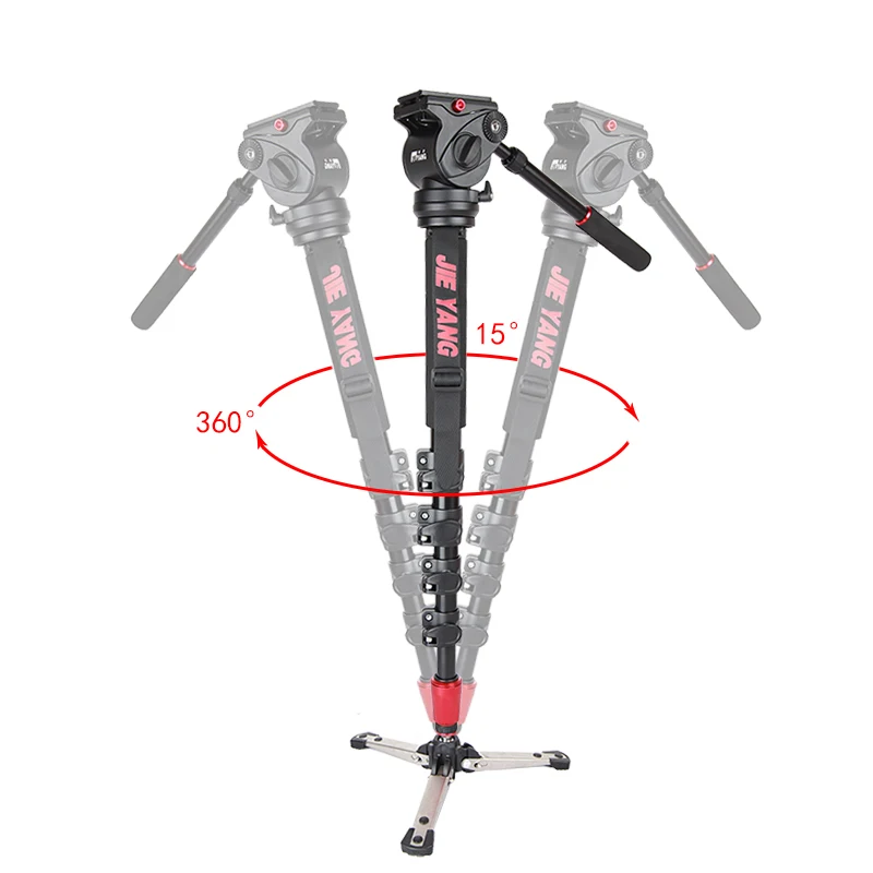 JY0506B Professional aluminum Monopod For Video & Camera Tripod Head & Carry Bag JY0506 Upgraded height 1880mm
JY0506B Professional aluminum Monopod For Video & Camera Tripod Head & Carry Bag JY0506 Upgraded height 1880mm