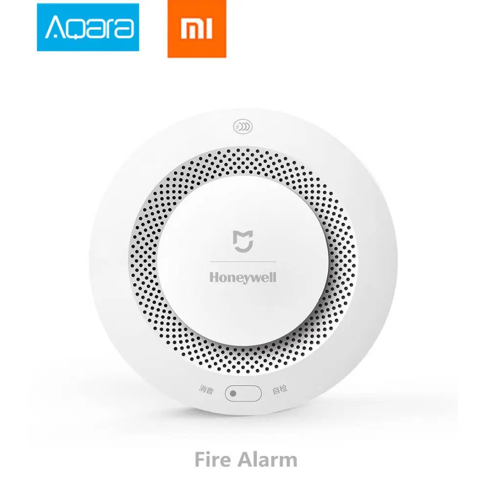 Оригинальный детектор пожарной сигнализации Xiaomi Mihome Honeywell звуковая и визуальная