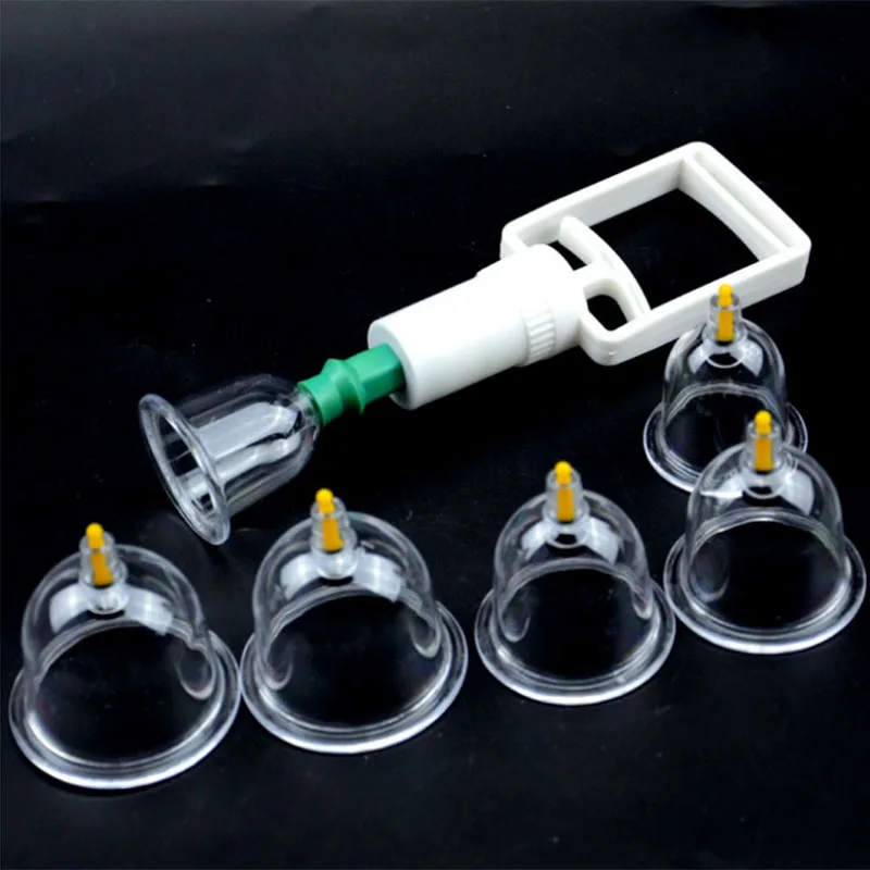 Thickened 6pcs Can cups chinese vacuum cupping kit pull out a apparatus therapy relax massagers curve suction pumps body massage
Thickened 6pcs Can cups chinese vacuum cupping kit pull out a apparatus therapy relax massagers curve suction pumps body massage