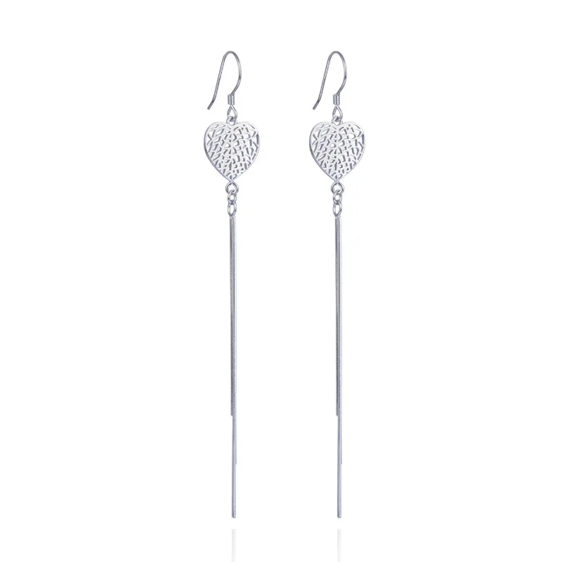 YJAR001973 New Fashion Accessories S925 Sterling Silver Dangle Earrings Women Long Tasseled Eardrop Simple Love Jewelry
YJAR001973 New Fashion Accessories S925 Sterling Silver Dangle Earrings Women Long Tasseled Eardrop Simple Love Jewelry