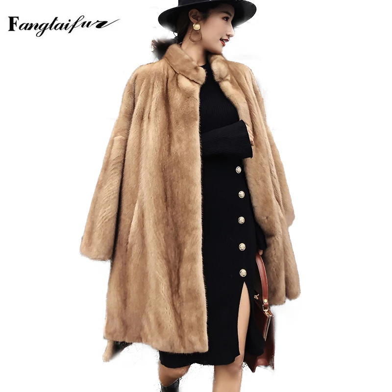 Ftangaiur Winter Women Jacket Import Velvet Mink Fur Coat Mandarin Collar Full Sleeve Mink Coats X-Long Real Mink Fur Coats
Ftangaiur Winter Women Jacket Import Velvet Mink Fur Coat Mandarin Collar Full Sleeve Mink Coats X-Long Real Mink Fur Coats