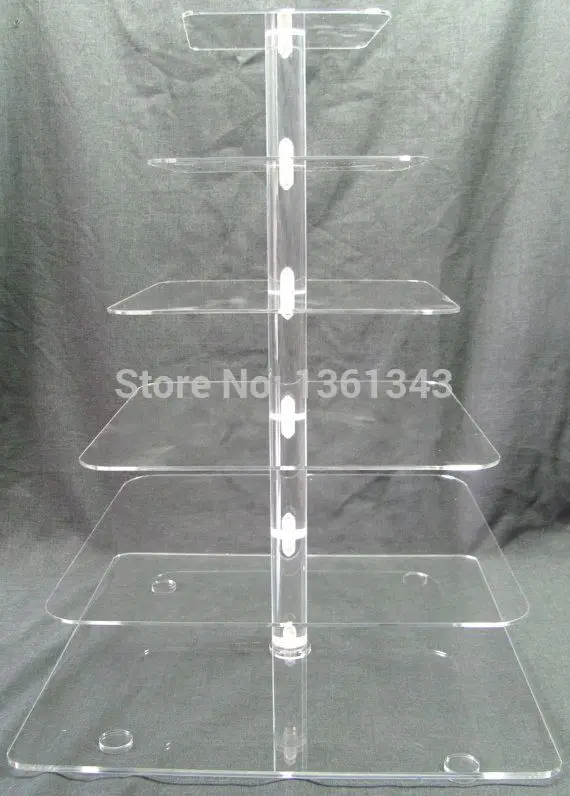 Sable Cheapest !Square Clear 6 Tier Acrylic Wedding Cake Stand Cupcake Display Stand For Birthday Party decoration
Sable Cheapest !Square Clear 6 Tier Acrylic Wedding Cake Stand Cupcake Display Stand For Birthday Party decoration