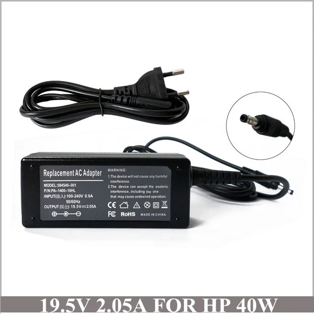 19.5V 2.05A 40W Laptop AC Adapter Charger For Notebook HP Mini 210-1000 210-1010NR 210-1076NR 210-2145DX 584540-001
19.5V 2.05A 40W Laptop AC Adapter Charger For Notebook HP Mini 210-1000 210-1010NR 210-1076NR 210-2145DX 584540-001