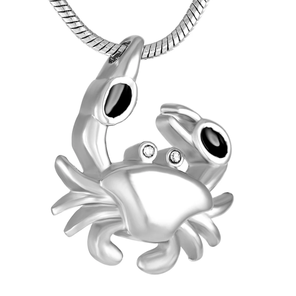 CMJ9259 Unique Crab Design Cremation Pendant Necklace Pet Memorial Jewelry Urns Lockets With Snake Chain
CMJ9259 Unique Crab Design Cremation Pendant Necklace Pet Memorial Jewelry Urns Lockets With Snake Chain