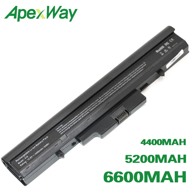 ApexWay 8 cells Laptop battery for HP 510 530 HSTNN-IB45 RW557AA 441674-001 443063-001 443063-001 HSTNN-FB40 HSTNN-IB44
ApexWay 8 cells Laptop battery for HP 510 530 HSTNN-IB45 RW557AA 441674-001 443063-001 443063-001 HSTNN-FB40 HSTNN-IB44