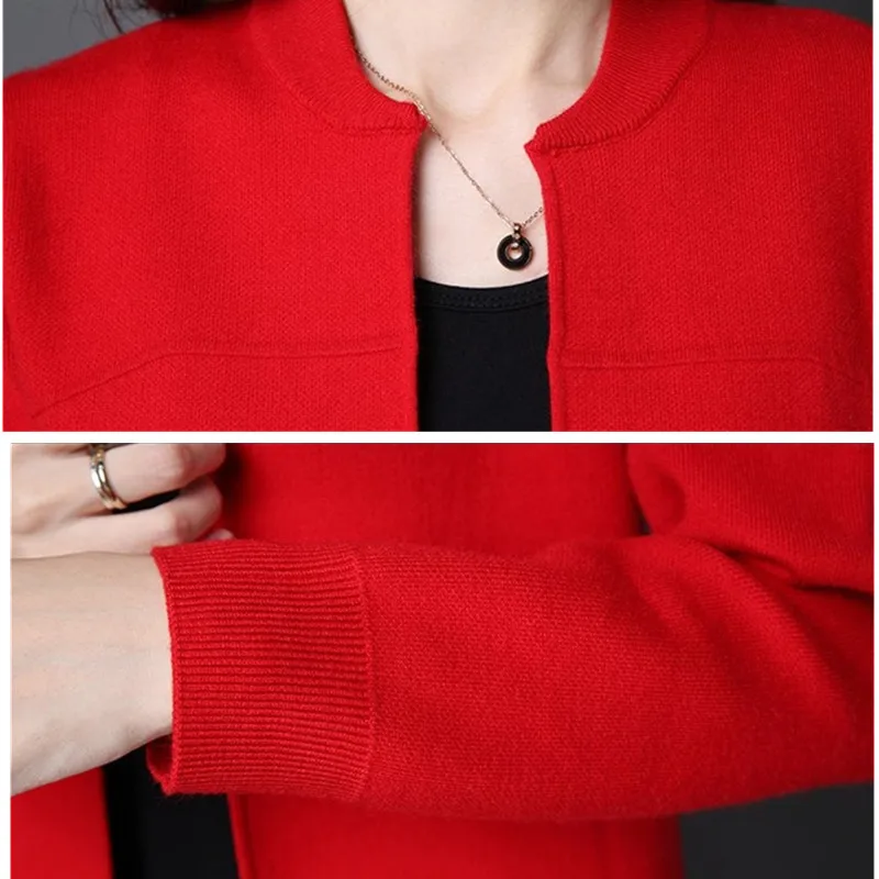 2018 New Spring Autumn Knitted Sweater Cardigan Women Jacket Loose Big yards Medium Long Sweaters Coats Casual Female Tops Z49
2018 New Spring Autumn Knitted Sweater Cardigan Women Jacket Loose Big yards Medium Long Sweaters Coats Casual Female Tops Z49