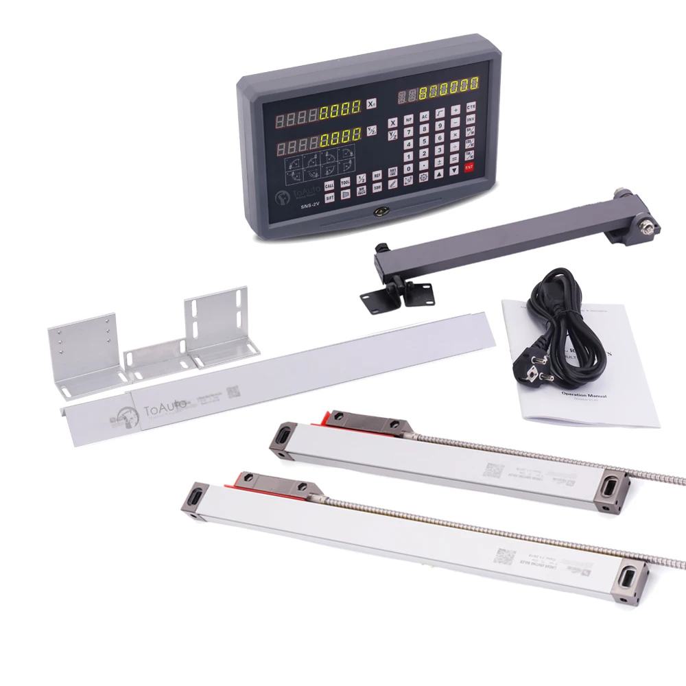 300mm + 600mm 2 Axis Linear Scale Kits Encoder 1+ 10/240VAC Digital Readout DRO For Milling Machine | Инструменты