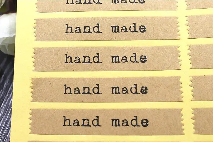 200pcs/lot 12*70mm Self-adhesive Stickers Long Kraft Label Sticker Picot Edge DIY Hand Made Gift /Cake Baking Sealing Sticker
200pcs/lot 12*70mm Self-adhesive Stickers Long Kraft Label Sticker Picot Edge DIY Hand Made Gift /Cake Baking Sealing Sticker