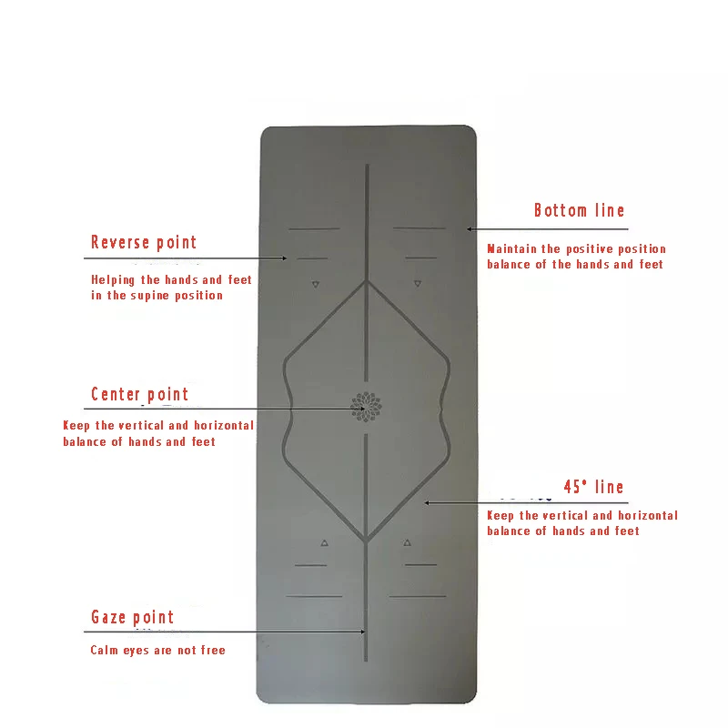 Position Line More Longer Natural Rubber Non-Slip Tapete Yoga Suede Fabric Lose Weight Exercise Mat Fitness Yoga Mat with bag
Position Line More Longer Natural Rubber Non-Slip Tapete Yoga Suede Fabric Lose Weight Exercise Mat Fitness Yoga Mat with bag