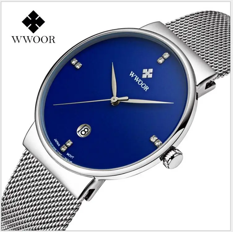 Часы наручные montre femme 2018 WWOOR, брендовые водонепроницаемые кварцевые наручные часы с кристаллами, мужские часы, часы
Часы наручные montre femme 2018 WWOOR, брендовые водонепроницаемые кварцевые наручные часы с кристаллами, мужские часы, часы