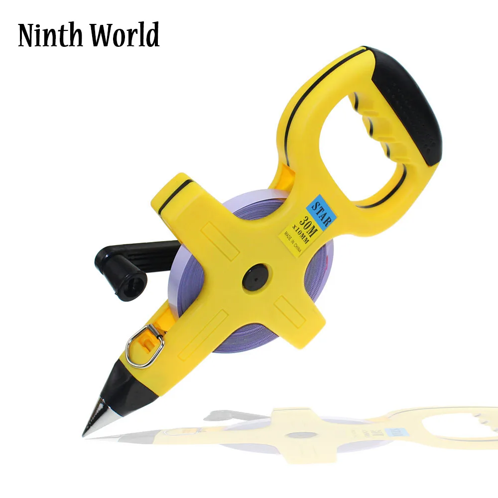 30M 100M Retractable Metric Tape Open Reel Long Steel Tape Measure Measuring Ruler Woodworking Tools
30M 100M Retractable Metric Tape Open Reel Long Steel Tape Measure Measuring Ruler Woodworking Tools