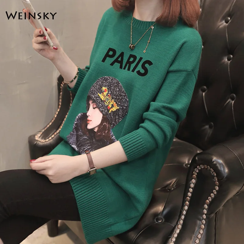Women Knitted Sweater And Pullovers Full Sleeve Korean Fashion Style Long Sweaters Winter And Autumn 2019 New Casual Sweater
Women Knitted Sweater And Pullovers Full Sleeve Korean Fashion Style Long Sweaters Winter And Autumn 2019 New Casual Sweater