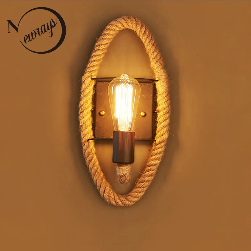 Morden painted iron art deco American style rope wall Lamp LED E27 220V wall Light for living room bedroom kitchen hallway cafe
Morden painted iron art deco American style rope wall Lamp LED E27 220V wall Light for living room bedroom kitchen hallway cafe