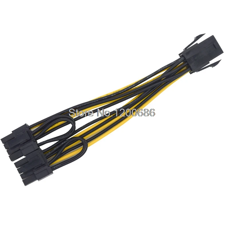 20CM CPU Molex 6pin to 2 PCI-e 8 (6+2)pin pci express graphics card connectors Power splitters wire harness
20CM CPU Molex 6pin to 2 PCI-e 8 (6+2)pin pci express graphics card connectors Power splitters wire harness
