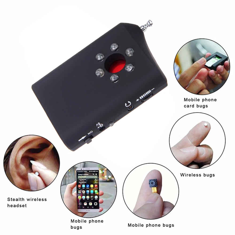 1 PCS Multi Function Bug Camera Signal Detector Finder Anti-Spy RF/LENS Detector For Wireless GPS Signal Hidden Mini Camera Lens
1 PCS Multi Function Bug Camera Signal Detector Finder Anti-Spy RF/LENS Detector For Wireless GPS Signal Hidden Mini Camera Lens