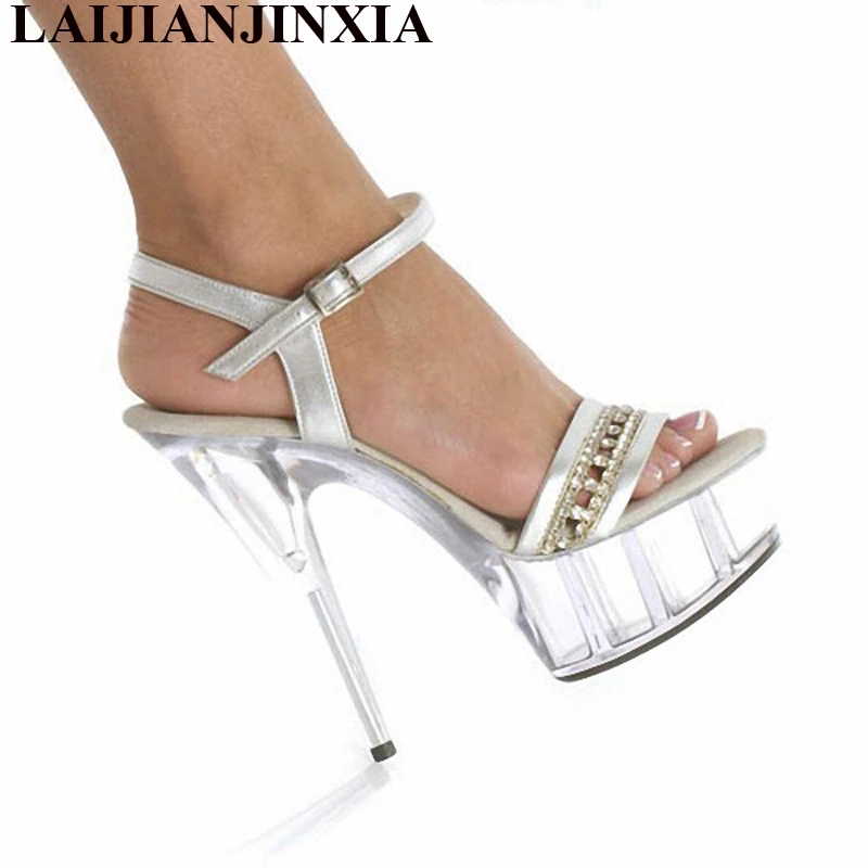LAIJIANJINXIA Women Sandals Fashion Summer Super High Shoes Mujer Thin 15CM High Heels Gladiator Sandals Women Shoes K-086
LAIJIANJINXIA Women Sandals Fashion Summer Super High Shoes Mujer Thin 15CM High Heels Gladiator Sandals Women Shoes K-086