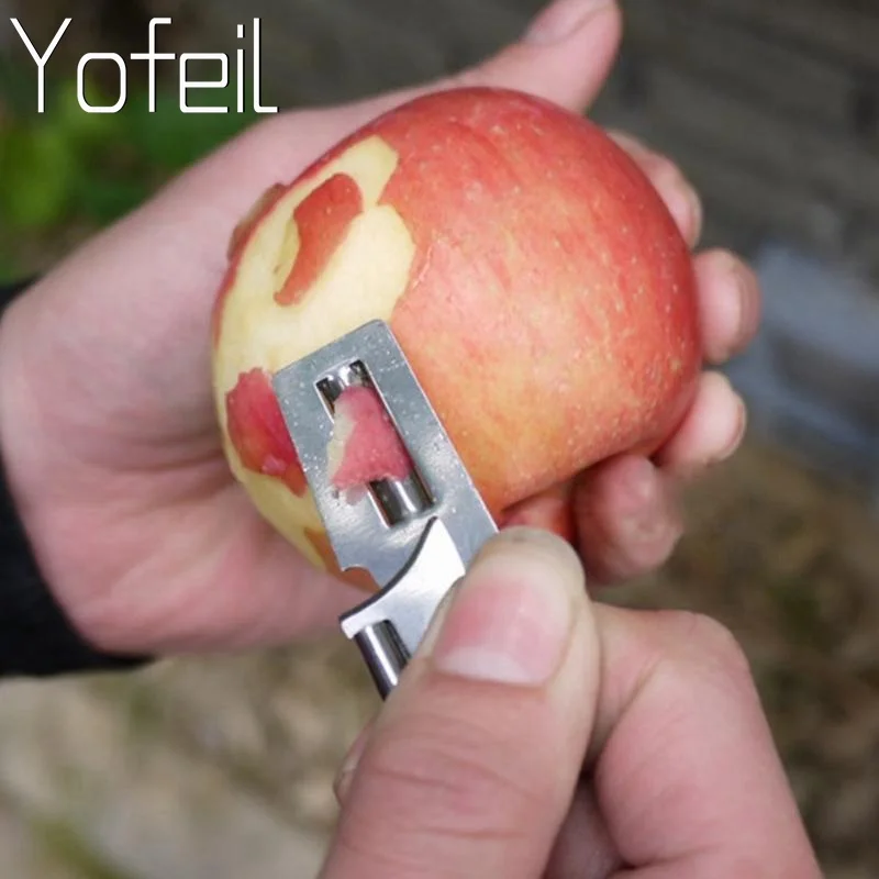 1 PC 2 in 1 Multi functional Pocket Opener Practical Multi Tool Double Peeler Stainless Steel EDC Pocket Tool Outdoor Can Opener
1 PC 2 in 1 Multi functional Pocket Opener Practical Multi Tool Double Peeler Stainless Steel EDC Pocket Tool Outdoor Can Opener