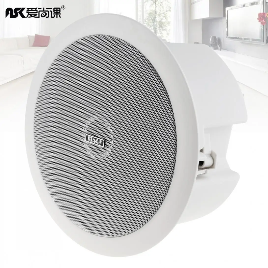 10W Wall-mounted Hifi Ceiling Speaker background Music System Soundbar TV speakers Public Broadloud For Restaurant Store Park
10W Wall-mounted Hifi Ceiling Speaker background Music System Soundbar TV speakers Public Broadloud For Restaurant Store Park