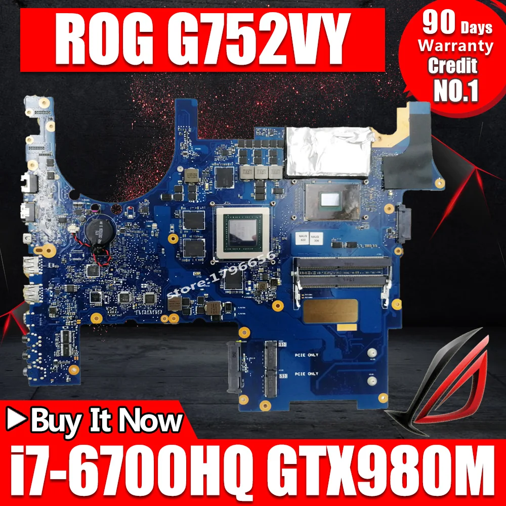 Материнская плата ROG для ноутбука For Asus G752VS G752VM G752VY G752VT G752VL G752V G752 тестирует