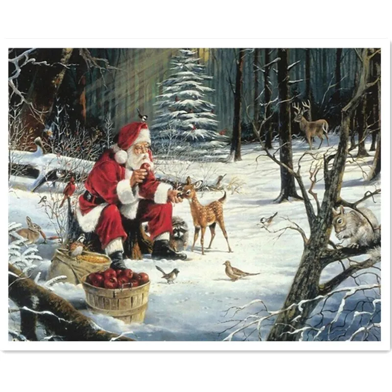 5D DIY Cross Stitch Embroidery Santa Diamond Painting Rhinestone Unfinished Christmas Full Square/round Sale Mosaic
5D DIY Cross Stitch Embroidery Santa Diamond Painting Rhinestone Unfinished Christmas Full Square/round Sale Mosaic
