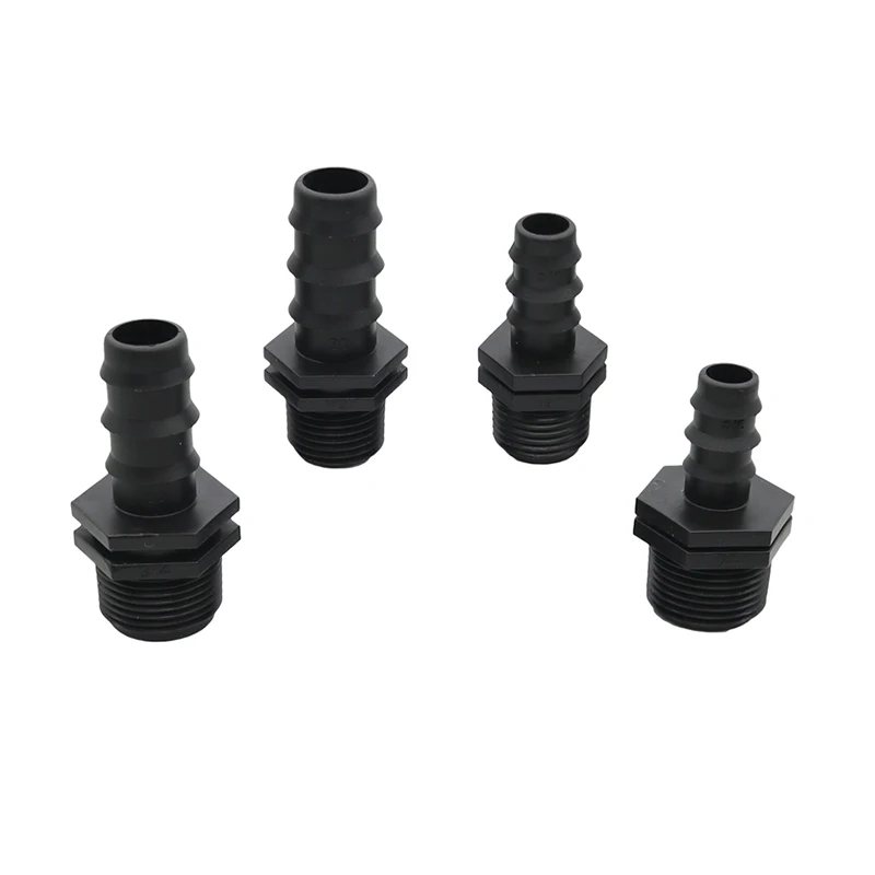 1/2" ,3/4"Male Thread Straight Connector Agriculture Irrigation Connections to DN16 DN20 Garden Hose Plastic 5 Pcs
1/2" ,3/4"Male Thread Straight Connector Agriculture Irrigation Connections to DN16 DN20 Garden Hose Plastic 5 Pcs