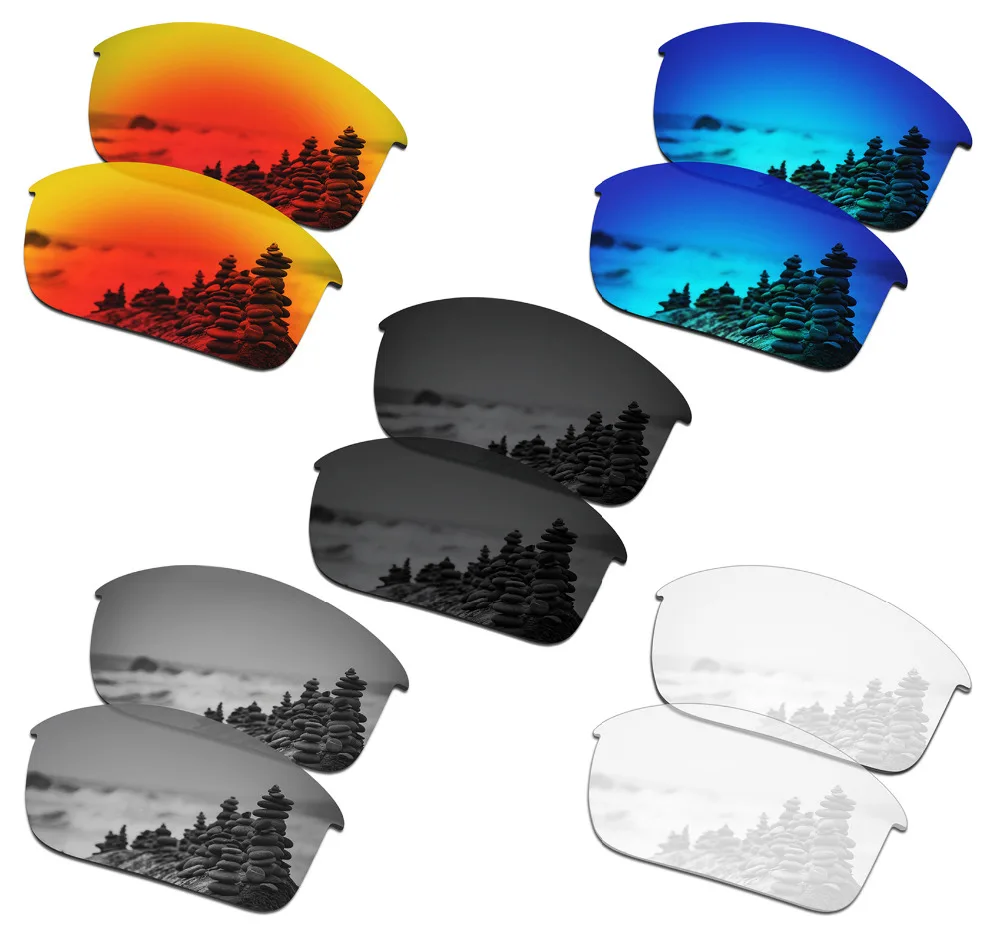 SmartVLT 5 Pairs Polarized Sunglasses Replacement Lenses for Oakley Bottle Rocket - 5 Colors
SmartVLT 5 Pairs Polarized Sunglasses Replacement Lenses for Oakley Bottle Rocket - 5 Colors