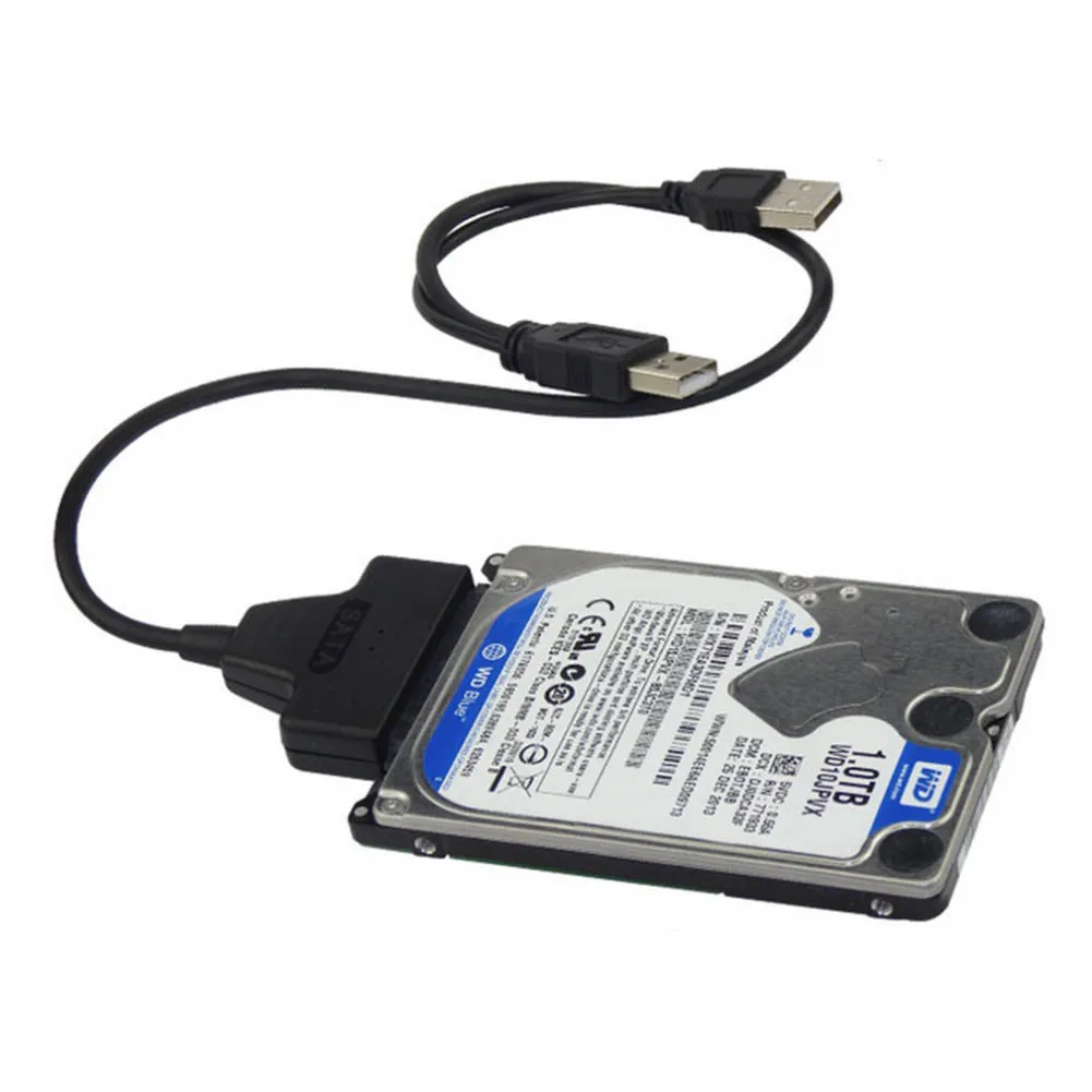 New USB 2.0 to SATA 22Pin Cable for 2.5inch HDD Hard Drive Solid State Drive New Arrival
New USB 2.0 to SATA 22Pin Cable for 2.5inch HDD Hard Drive Solid State Drive New Arrival