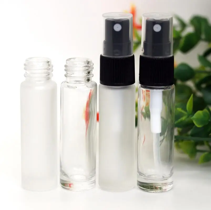 Thick Transparent /Frosted 10ml Glass Atomizer Perfume Bottle Travel Portable Empty Mist Spray Container LX2889
Thick Transparent /Frosted 10ml Glass Atomizer Perfume Bottle Travel Portable Empty Mist Spray Container LX2889