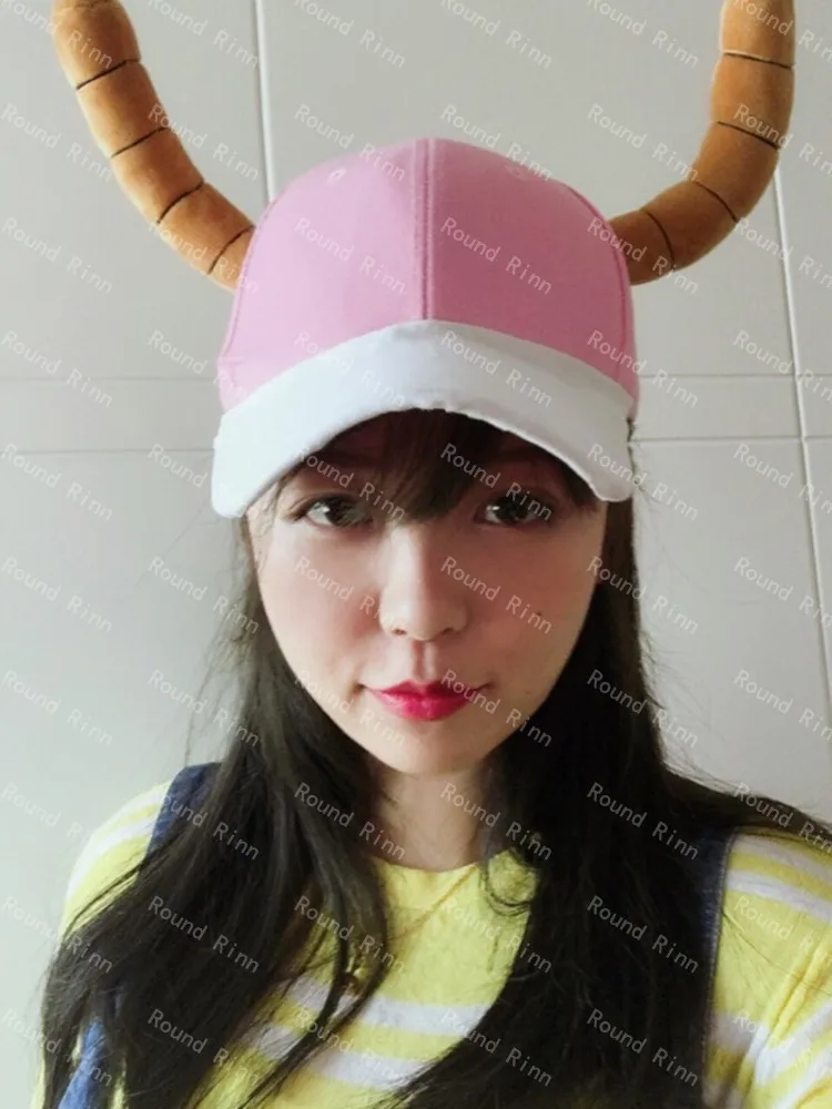 Miss Kobayashi's Dragon Maid Quetzalcoatl Lucoa Косплей Кепка аниме розовая и белая шляпа с рогами