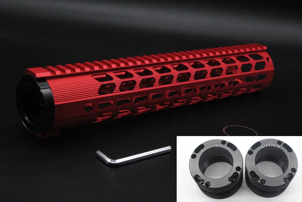 TirRock 12'' inch .308/7.62 Keymod Handguard Rail Free Float Picatinny Mount System Ultralight Aluminum_ Red Anodized
TirRock 12'' inch .308/7.62 Keymod Handguard Rail Free Float Picatinny Mount System Ultralight Aluminum_ Red Anodized