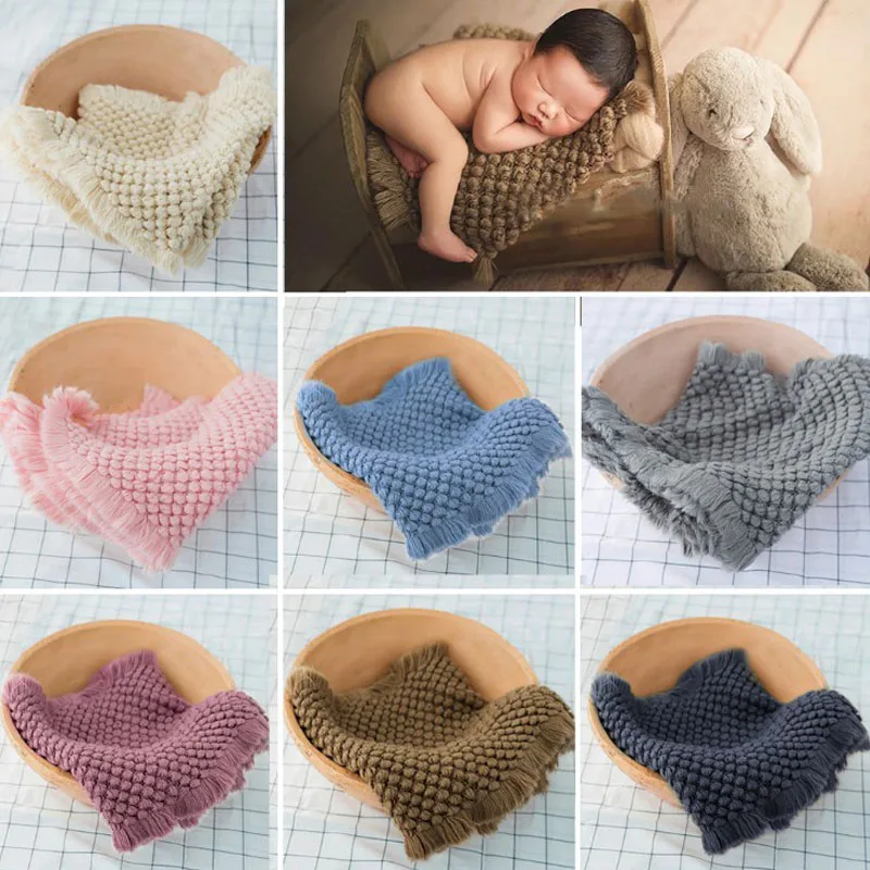 HIKYMA Newborn Baby Photography Infant Knit Blanket Props Backdrop Baby Basket Filler Stuffer Blanket Photo Shoot Props
HIKYMA Newborn Baby Photography Infant Knit Blanket Props Backdrop Baby Basket Filler Stuffer Blanket Photo Shoot Props