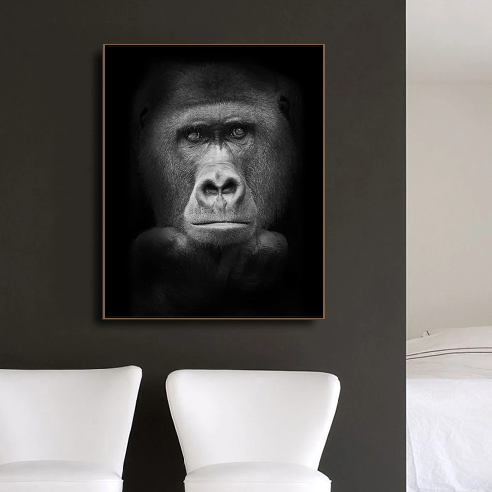 Monkey Photography Animals Print on Canvas Home Decoration Wall Art Oil Painting Wall Pictures Postesrs for Living Room Bedroom
Monkey Photography Animals Print on Canvas Home Decoration Wall Art Oil Painting Wall Pictures Postesrs for Living Room Bedroom