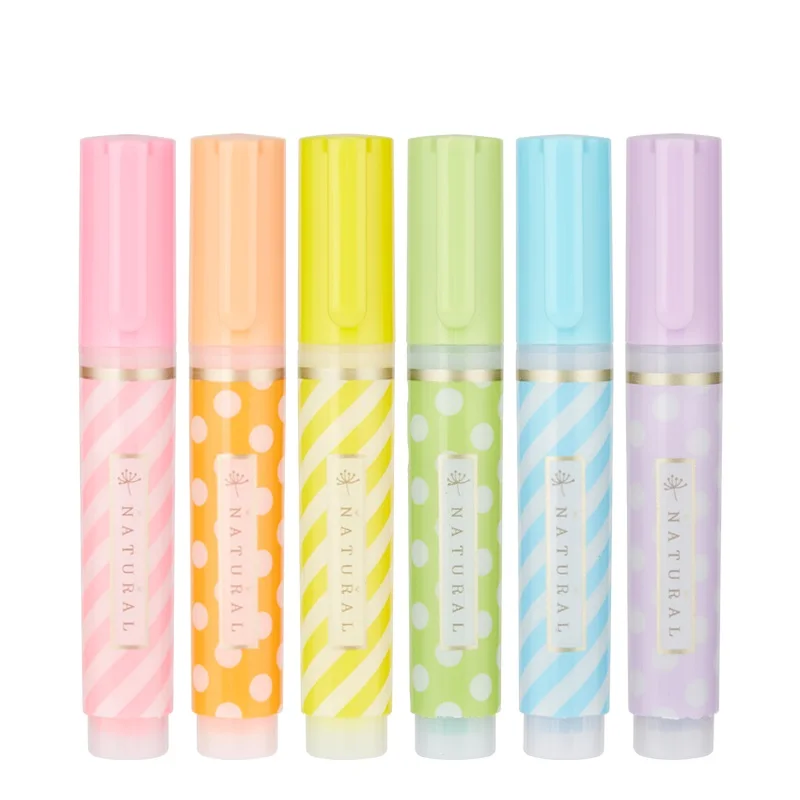 6 color highlighter marker pen set Natural Fluorescent drawing liner pens Student Stationery Office School supplies F447
6 color highlighter marker pen set Natural Fluorescent drawing liner pens Student Stationery Office School supplies F447