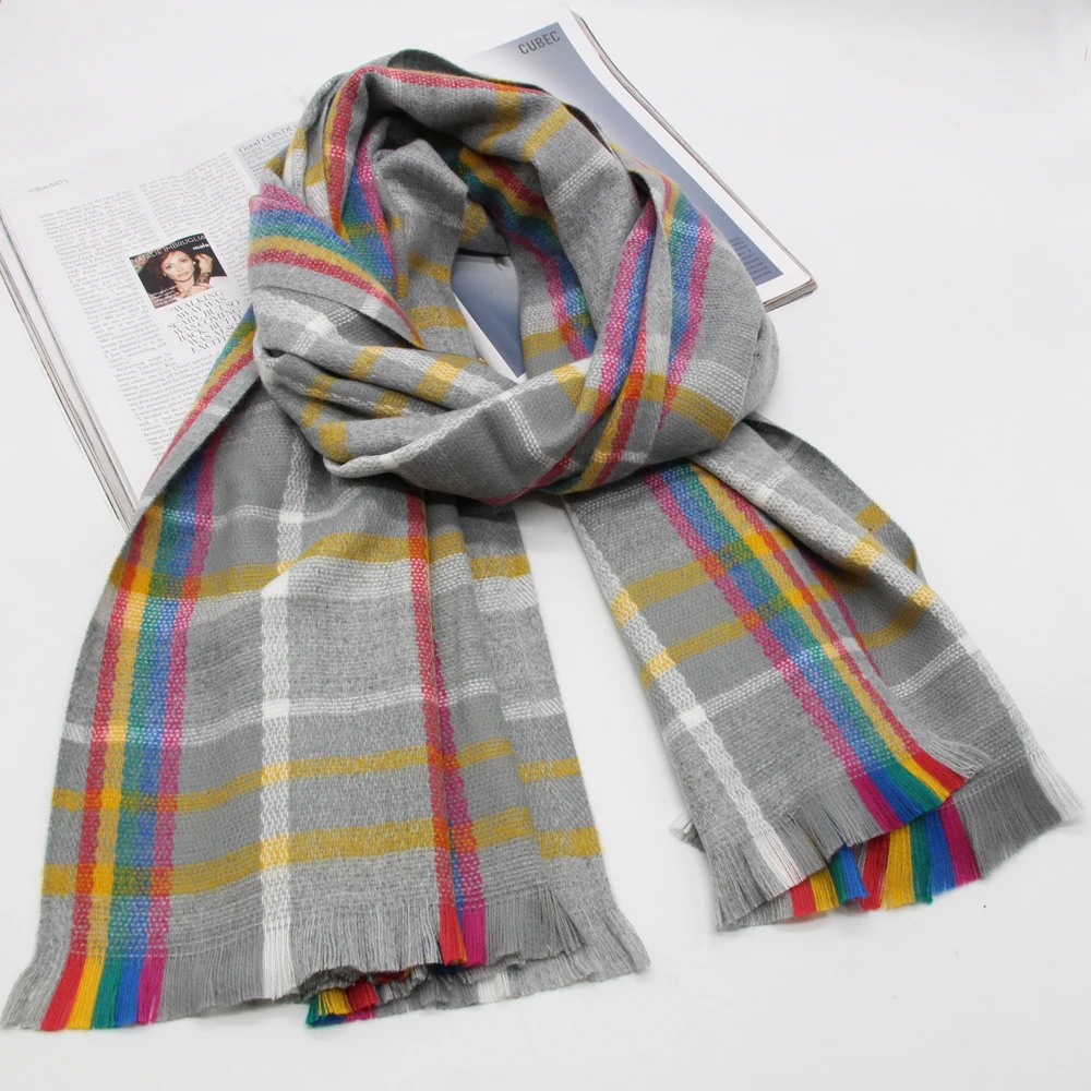 Luxury plaid women winter autumn check scarf shawls acrylic oversize warm pash stole LL190621
Luxury plaid women winter autumn check scarf shawls acrylic oversize warm pash stole LL190621