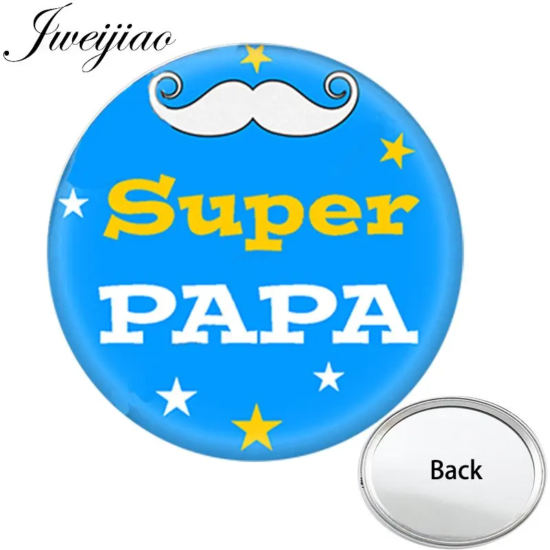 JWEIJIAO Super PAPA Beard One Side Flat Mini Pocket Mirror Fathers Compact Portable Makeup Vanity Hand Travel Purse Mirror
JWEIJIAO Super PAPA Beard One Side Flat Mini Pocket Mirror Fathers Compact Portable Makeup Vanity Hand Travel Purse Mirror