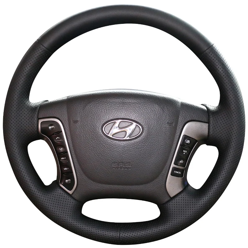 Universal Car-stying Anti-slip Breathable Leather DIY Car Steering Wheel Cover Case With Needles and Thread Hot Selling | Автомобили и