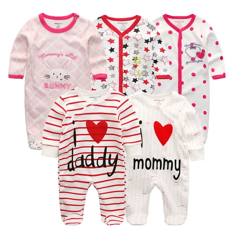 5 PCS/lot new baby sleepers full Sleeve Cotton O-Neck 0-12M Novel Newborn Boys&Girls Roupas bebe Baby Clothes
5 PCS/lot new baby sleepers full Sleeve Cotton O-Neck 0-12M Novel Newborn Boys&Girls Roupas bebe Baby Clothes