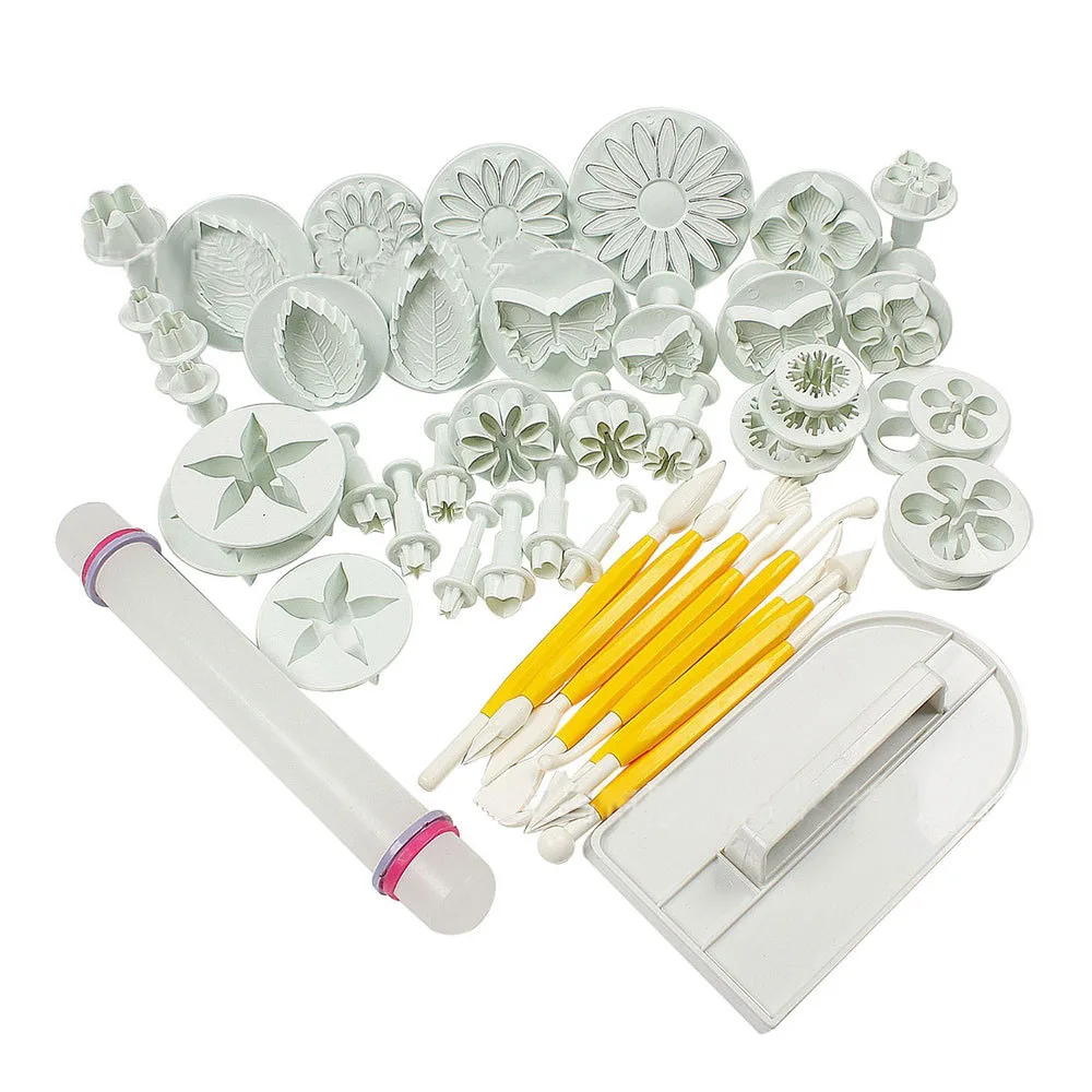 Новый 46 шт./компл. помадки торт для украшения печенья Sugarcraft Плунжер режущий