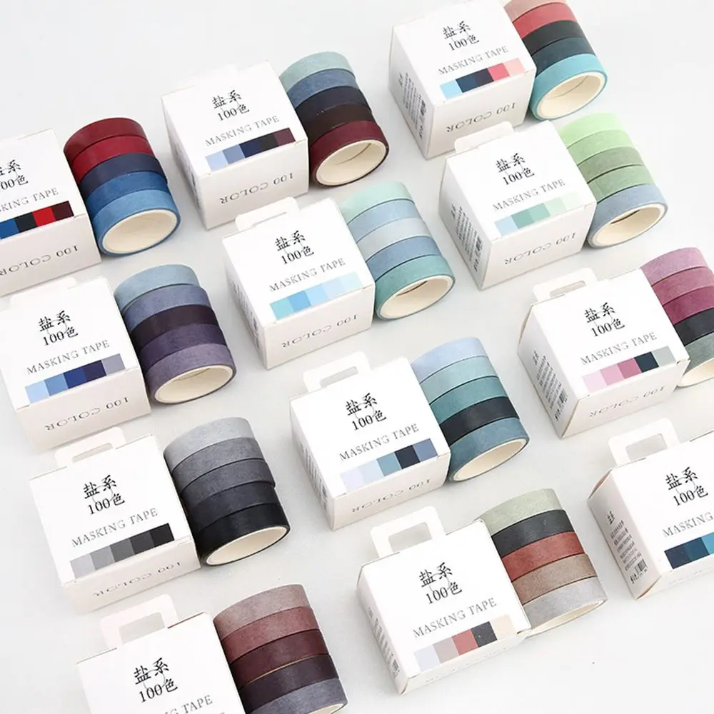 5pcs/lot Fall Rainbow Masking Washi Tape Set Crafts and Scrapbooking Paper Decor Japanese Stationery Office Supplies
5pcs/lot Fall Rainbow Masking Washi Tape Set Crafts and Scrapbooking Paper Decor Japanese Stationery Office Supplies