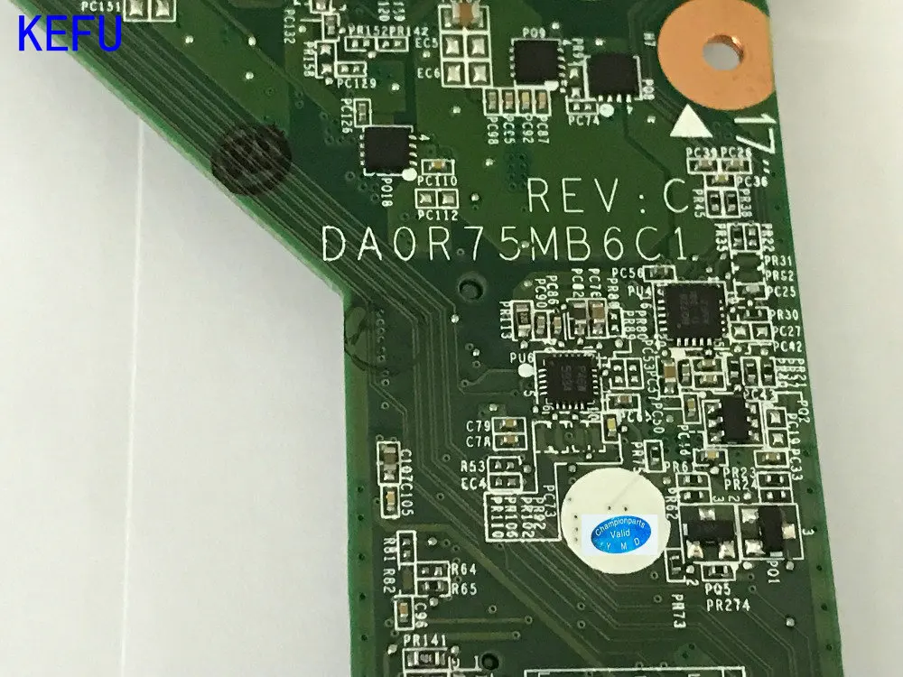 Материнская плата 720692-501 DA0R75MB6C1 REV : C для ноутбука HP Pavilion 15-E 17-E + ЦП
Материнская плата 720692-501 DA0R75MB6C1 REV : C для ноутбука HP Pavilion 15-E 17-E + ЦП