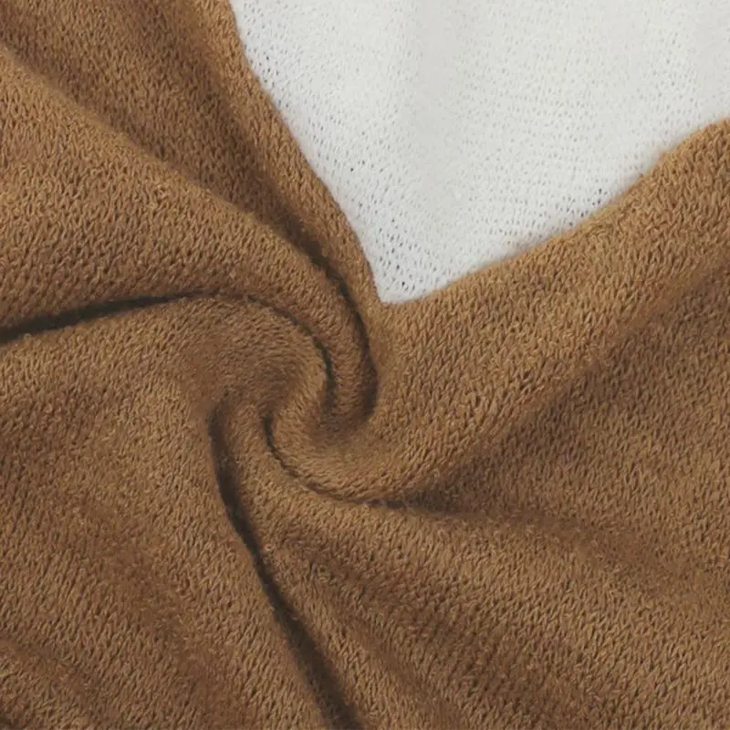 Fashion V Neck Patchwork Basic Pullover Women Sweaters Lady Pullovers Knitted Autumn Clothing
Fashion V Neck Patchwork Basic Pullover Women Sweaters Lady Pullovers Knitted Autumn Clothing