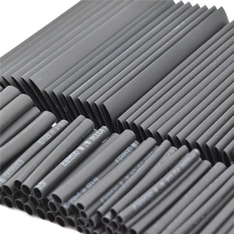 127PCS 7.28m Black 2:1 Assortment Heat Shrink Tubing Car Cable Sleeving Wrap Wire Kit Useful cable Electrical Tube shrinktube
127PCS 7.28m Black 2:1 Assortment Heat Shrink Tubing Car Cable Sleeving Wrap Wire Kit Useful cable Electrical Tube shrinktube