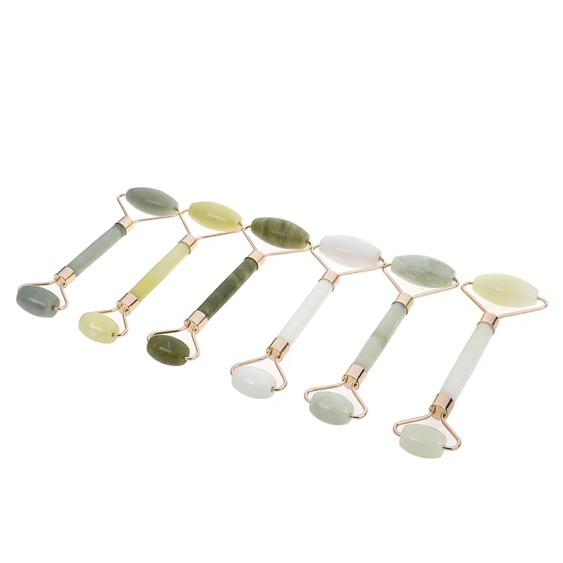 Jade Roller Double Head Slimming Face Massager Lifting Tool Natural Facial Massage Roller Stone Skin Massage Beauty Care 6 Style
Jade Roller Double Head Slimming Face Massager Lifting Tool Natural Facial Massage Roller Stone Skin Massage Beauty Care 6 Style